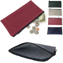 second image 4 Pack Bank Deposit Money Cash Coins Credit Cards Receipts Keys Bag Pouch Purse